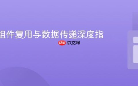 React组件复用与数据传递深度指南