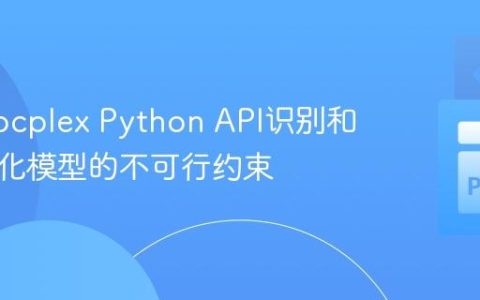 使用Docplex Python API识别和获取优化模型的不可行约束