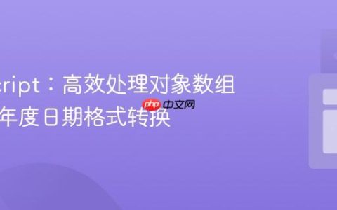 JavaScript：高效处理对象数组中的半年度日期格式转换