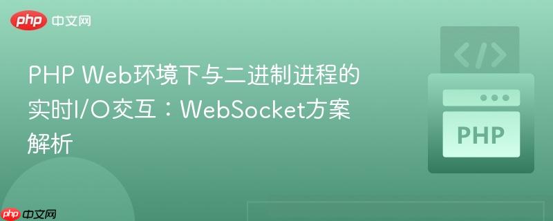 PHP Web环境下与二进制进程的实时I/O交互:WebSocket方案解析