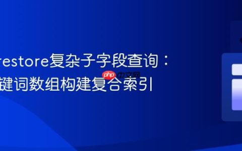 优化Firestore复杂子字段查询：利用关键词数组构建复合索引