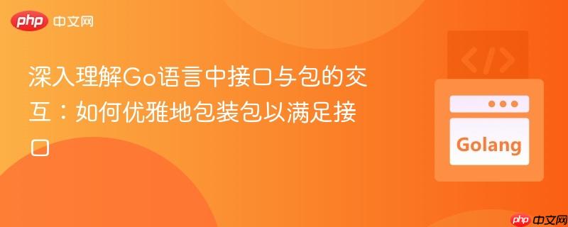深入理解Go语言中接口与包的交互：如何优雅地包装包以满足接口
