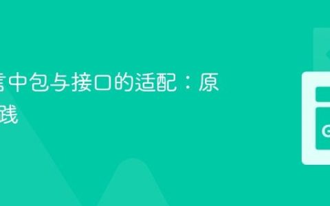 Go语言中包与接口的适配：原理与实践