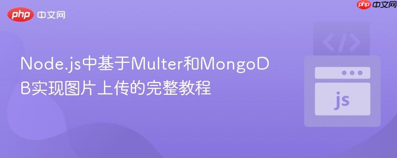 Node.js中基于Multer和MongoDB实现图片上传的完整教程