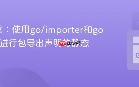 Go语言：使用go/importer和go/types进行包导出声明的静态分析