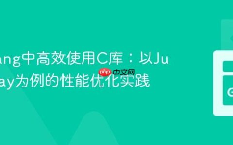 在Golang中高效使用C库：以Judy Array为例的性能优化实践