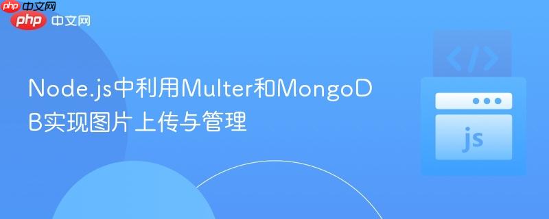 Node.js中利用Multer和MongoDB实现图片上传与管理