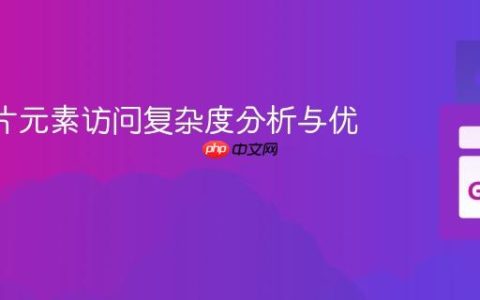 Go 切片元素访问复杂度分析与优化