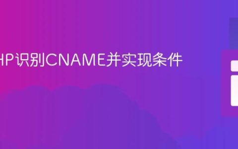 利用PHP识别CNAME并实现条件重定向