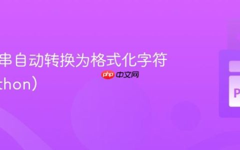 将字符串自动转换为格式化字符串 (Python)