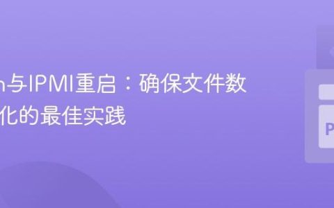 Python与IPMI重启：确保文件数据持久化的最佳实践
