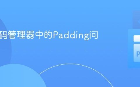 解决密码管理器中的Padding问题