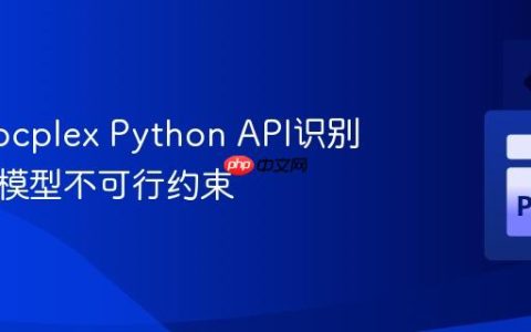 使用Docplex Python API识别和分析模型不可行约束