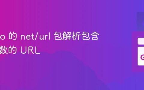 使用 Go 的 net/url 包解析包含矩阵参数的 URL