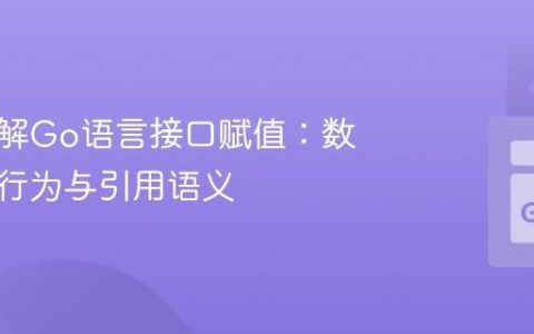 深入理解Go语言接口赋值：数据拷贝行为与引用语义