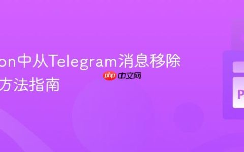 Telethon中从Telegram消息移除图片的方法指南