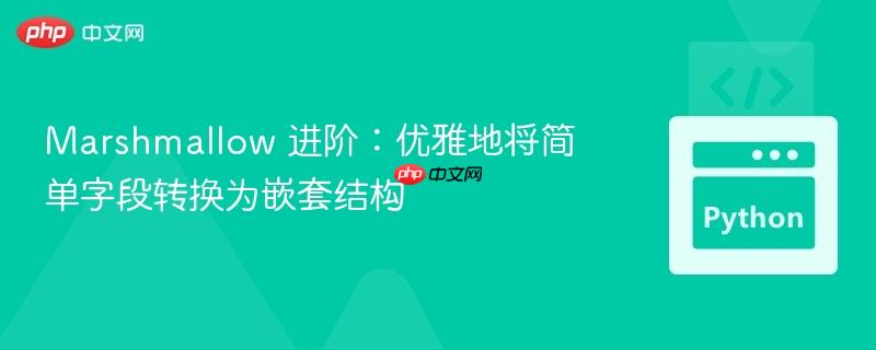 Marshmallow 进阶:优雅地将简单字段转换为嵌套结构
