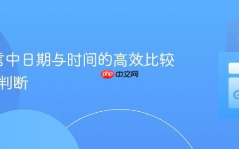 Go语言中日期与时间的高效比较与范围判断