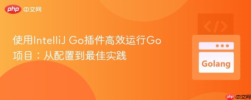 使用IntelliJ Go插件高效运行Go项目：从配置到最佳实践
