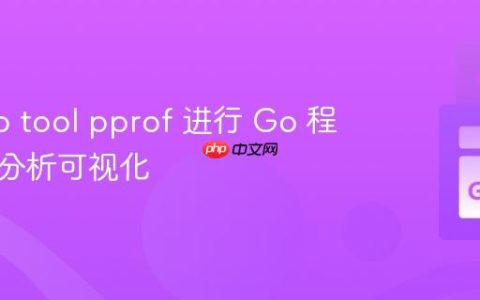 使用 go tool pprof 进行 Go 程序性能分析可视化