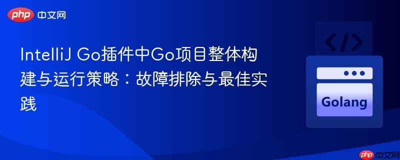 IntelliJ Go插件中Go项目整体构建与运行策略:故障排除与最佳实践