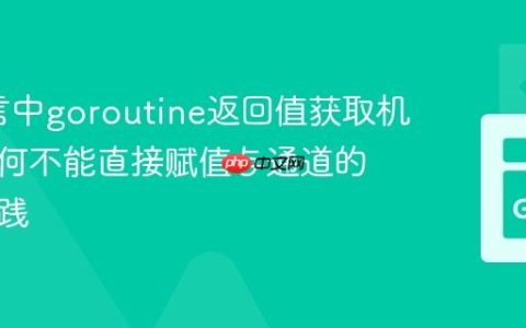Go语言中goroutine返回值获取机制：为何不能直接赋值与通道的最佳实践