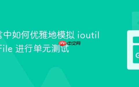 Go语言中如何优雅地模拟 ioutil.ReadFile 进行单元测试