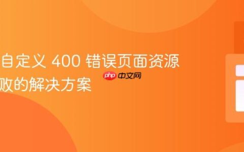 Nginx 自定义 400 错误页面资源加载失败的解决方案