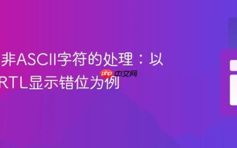 URL中非ASCII字符的处理：以波斯语RTL显示错位为例