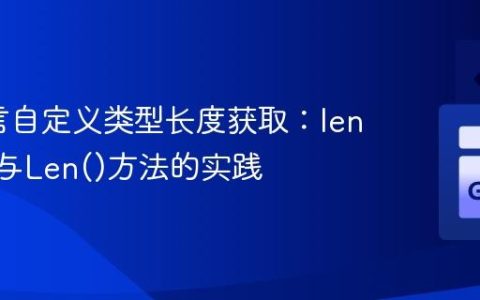 Go语言自定义类型长度获取：len()函数与Len()方法的实践