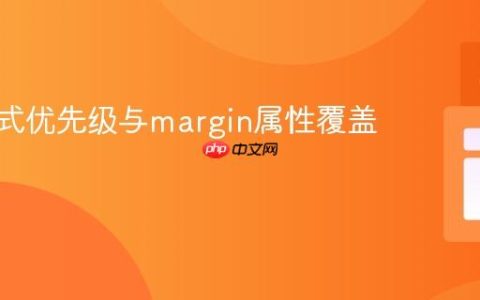 CSS样式优先级与margin属性覆盖解析