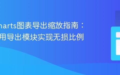 Highcharts图表导出缩放指南：如何利用导出模块实现无损比例调整