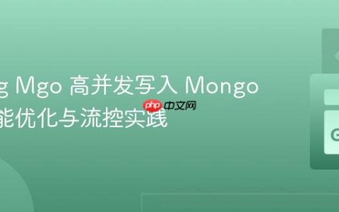 Golang Mgo 高并发写入 MongoDB 性能优化与流控实践