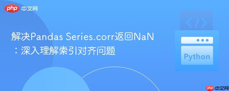 解决Pandas Series.corr返回NaN:深入理解索引对齐问题