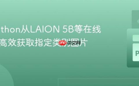 使用Python从LAION 5B等在线数据库高效获取指定类别图片教程