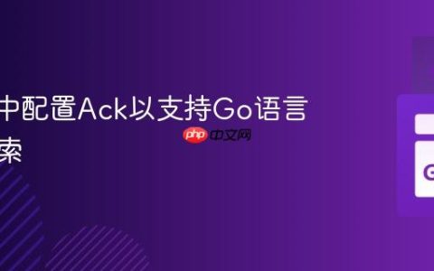 在Vim中配置Ack以支持Go语言文件搜索