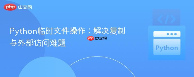 python临时文件操作:解决复制与外部访问难题