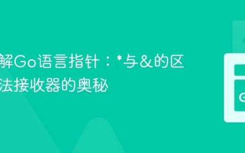 深入理解Go语言指针：*与&的区分及方法接收器的奥秘