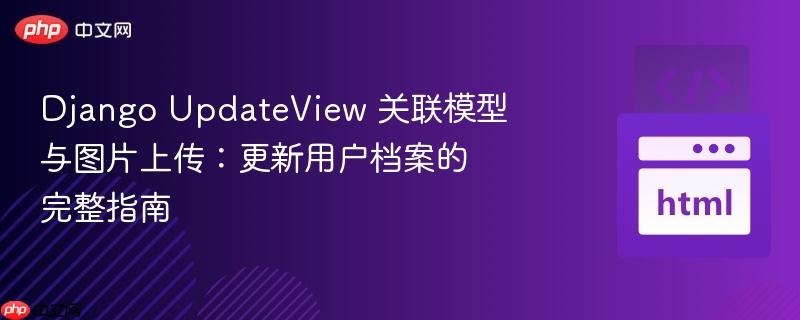 Django UpdateView 关联模型与图片上传:更新用户档案的完整指南