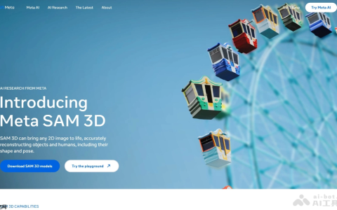 SAM 3D— Meta开源的3D生成模型