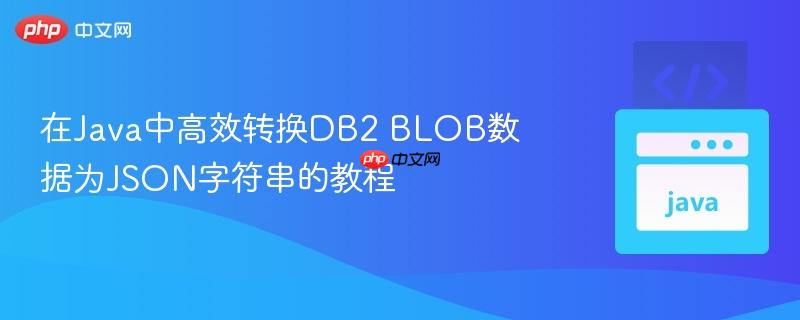 在Java中高效转换DB2 BLOB数据为JSON字符串的教程