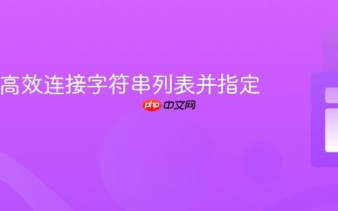 Java中高效连接字符串列表并指定分隔符