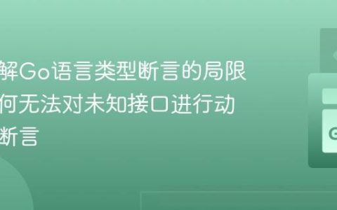 深入理解Go语言类型断言的局限性：为何无法对未知接口进行动态类型断言
