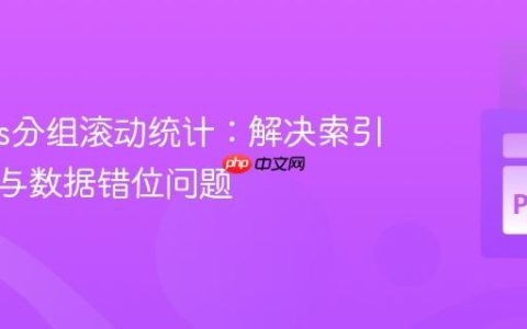 Pandas分组滚动统计：解决索引不兼容与数据错位问题