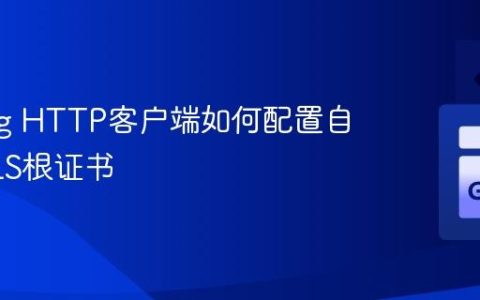 Golang HTTP客户端如何配置自定义TLS根证书