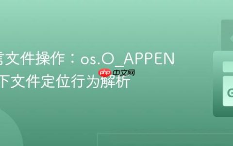 Go语言文件操作：os.O_APPEND模式下文件定位行为解析