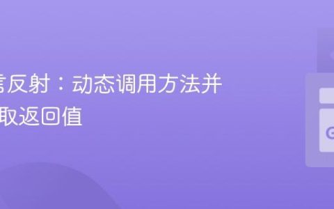 Go语言反射：动态调用方法并正确获取返回值