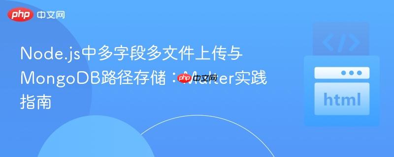 Node.js中多字段多文件上传与MongoDB路径存储:Multer实践指南