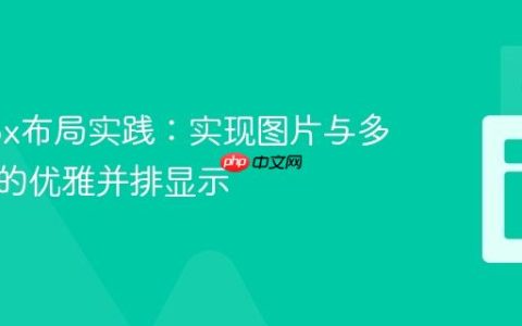 Flexbox布局实践：实现图片与多段文本的优雅并排显示