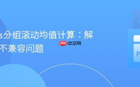 Pandas分组滚动均值计算：解决索引不兼容问题